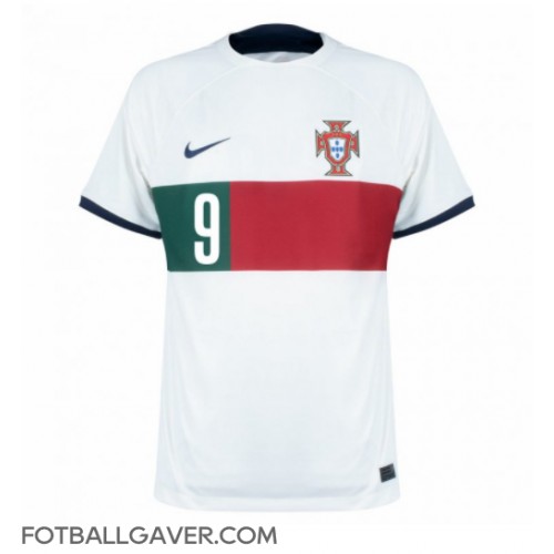 Portugal Andre Silva #9 Fotballklær Bortedrakt VM 2022 Kortermet
